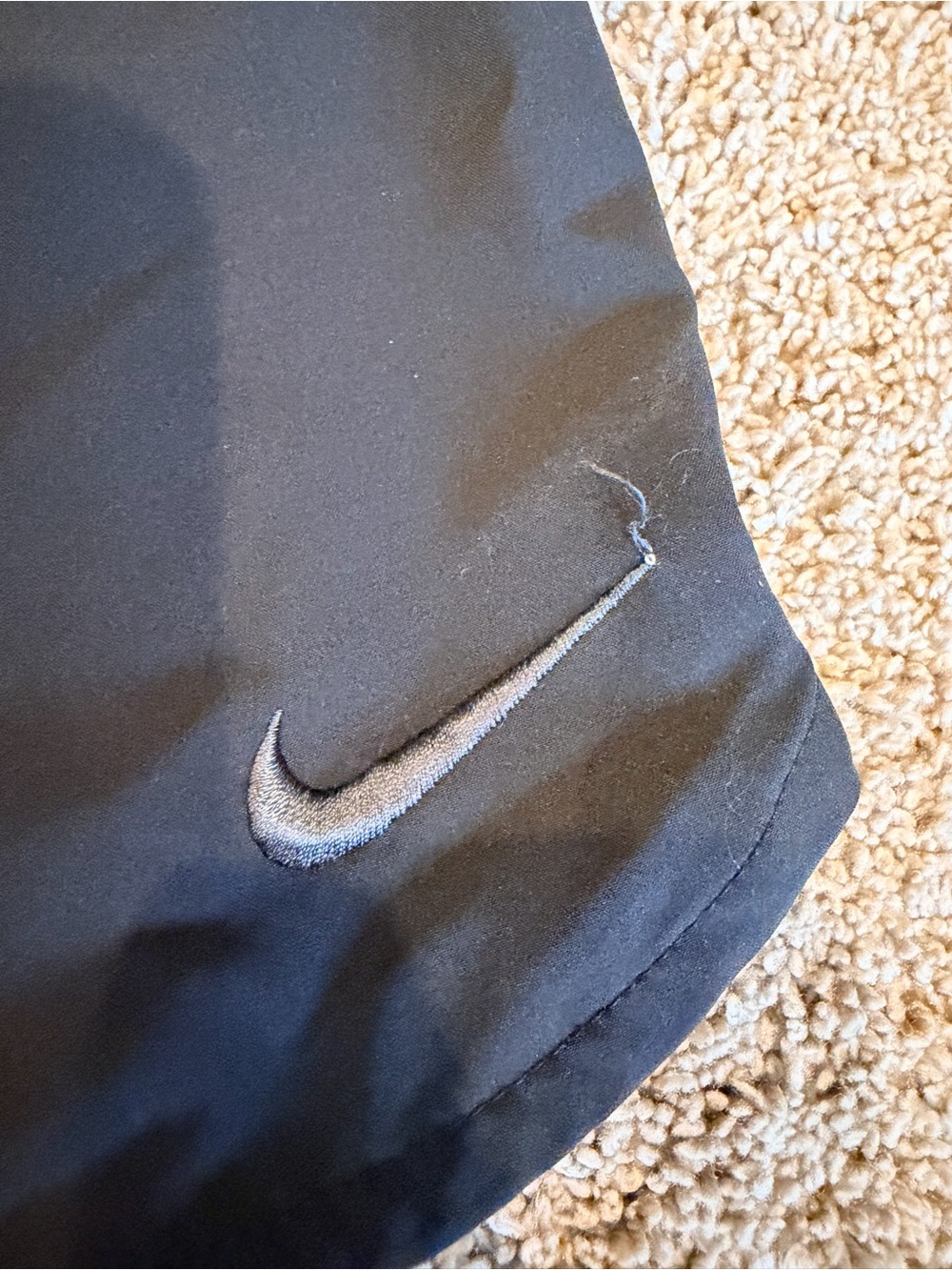 Nike Women's Black Athletic Running Shorts - Picture 2 of 8
